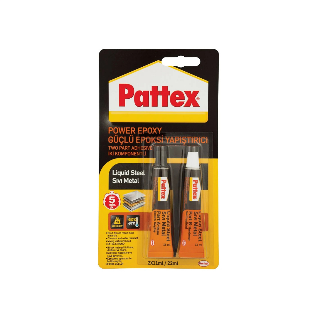 PATTEX SIVI METAL EPOKSI YAPISTIRICI 2 X 11 ML