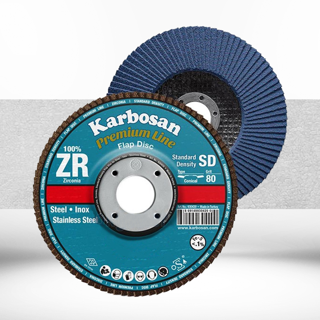 KARBOSAN ZR FLAP DISK ZIMPARA MAVI 115*80 KUM