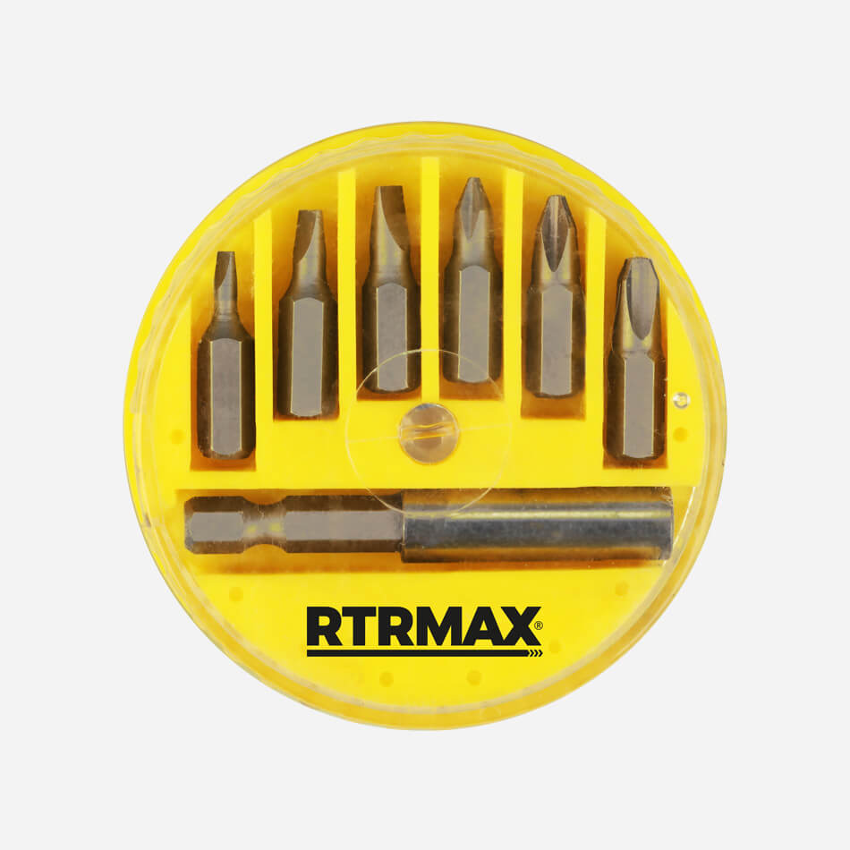 RTRMAX BITS UÇ+ADAPTÖR 7LI SET