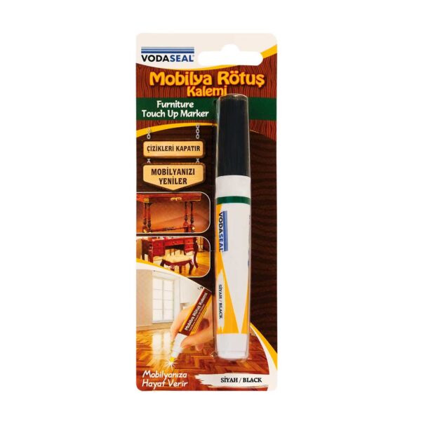 VODASEAL MRK15 MOBILYA RÖTUS KALEMI TEKLI BLISTER - SIYAH