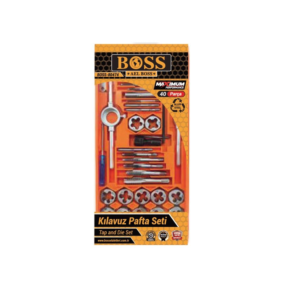 BOSS KILAVUZ PAFTA SETI 40 PARÇA