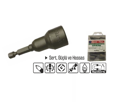 MANYETIK SOMUN ADAPTÖRÜ 13*65MM