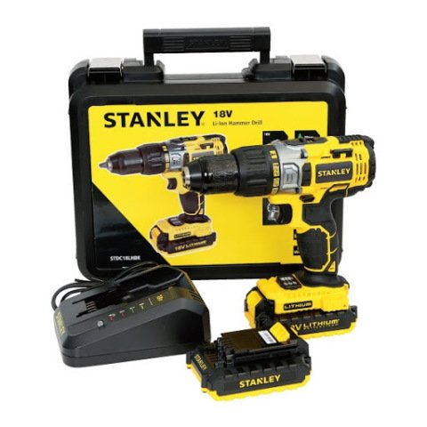 STANLEY STDC18LHBK DARBELI MATKAP ÇIFT AKÜLÜ 18V 2.0Ah LI-ION