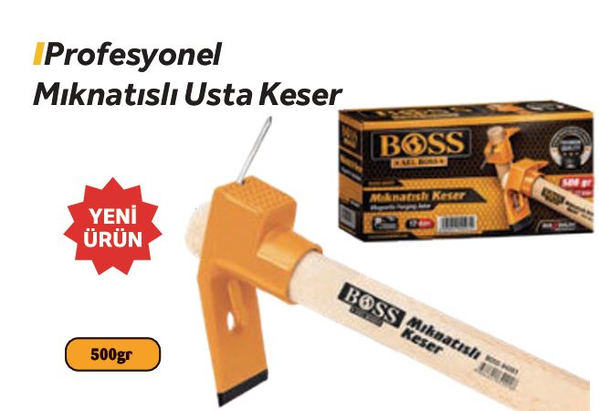 BOSS PROFESYONEL MIKNATISLI USTA KESER