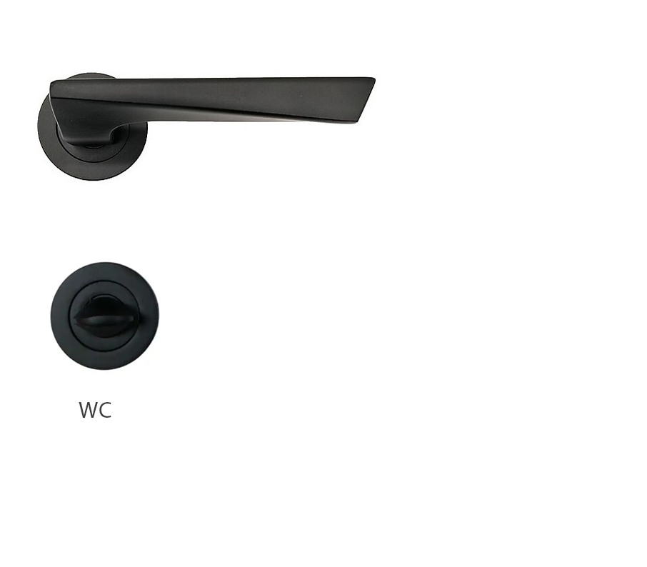 PIRAMIT ROZETLI WC SIYAH