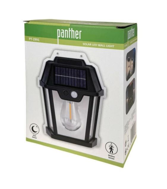 PANTHER PT-2991 SOLAR LED DUVAR LAMBASI