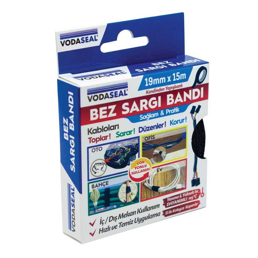 VODASEAL BEZ SARGI BANDI - 19 MM X 15 MT - SIYAH