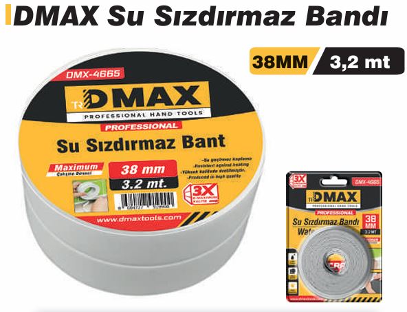 DMAX DMX4665 SU SIZDIRMAZ BANT 38 MM * 3,2 MT
