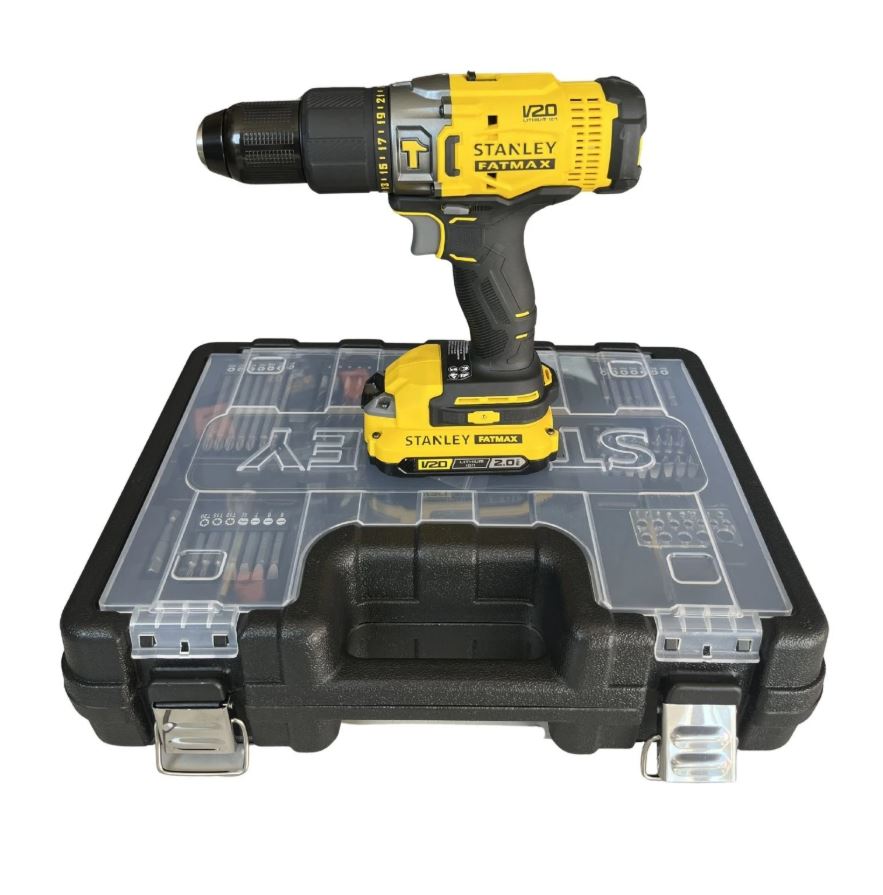 STANLEY SCD718D2A-TR 18V V20 ÇIFT AKÜLÜ DARBELI MATKAP KITI