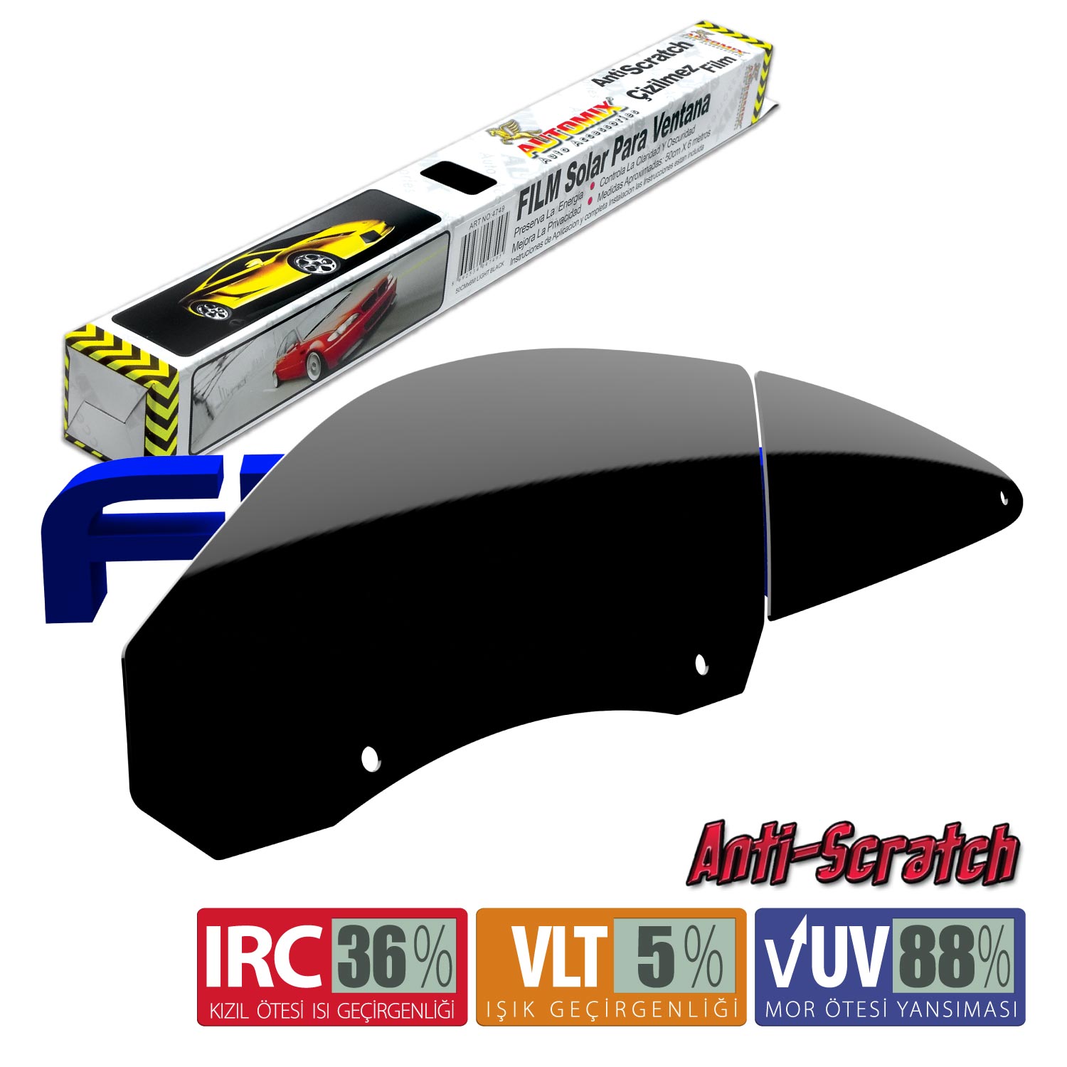 AUTOMIX CAM FILMI 6 MT S-D-B 50CM*6M