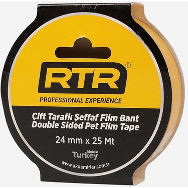 RTRMAX RNS1225 ÇIFT TARAFLI FILM BANT 12 mm * 25 Mt