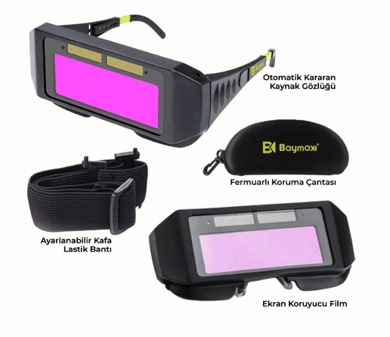 BAYMAX BX-3200 COLORMATIK OTOMATIK KARARAN KAYNAK GÖZLÜK