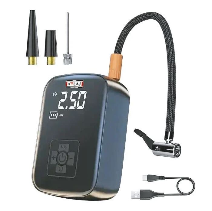 ATTLAS ATMC 7.4 AKÜLÜ DIJITAL LASTIK SISIRME POMPASI