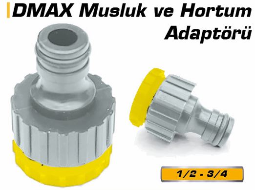 DMX4277 MUSLUK VE HORTUM ADAPTÖRÜ 1/2 - 3/4