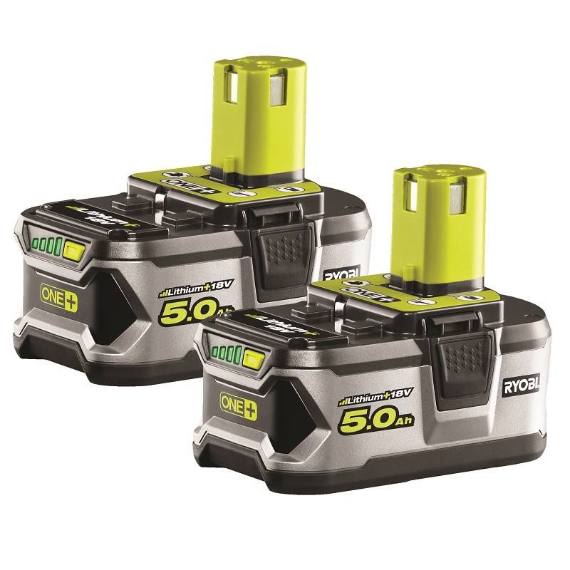 RYOBI RB18LL50 ONE+ 2x LITHIUM AKÜ 5.0AH