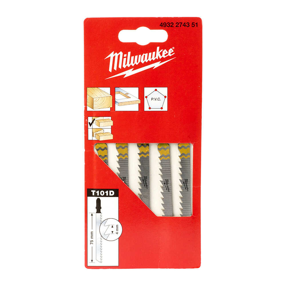 MILWAUKEE DEKUPAJ BIÇAGI T101D 75mm  (AGAÇ)5li PK.