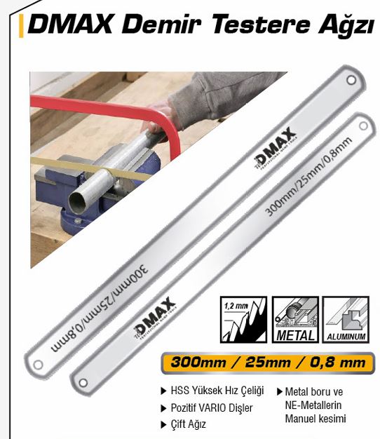 DMAX DMX4242 DEMIR TESTERE AGZI GENIS 300 ML (40LI)