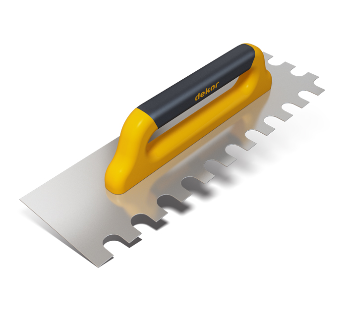 DH1341 KAPALI PLASTIK SAPLI 17X20 DISLI SERAMIK MALASI PASLANMAZ ÇELIK 30 CM