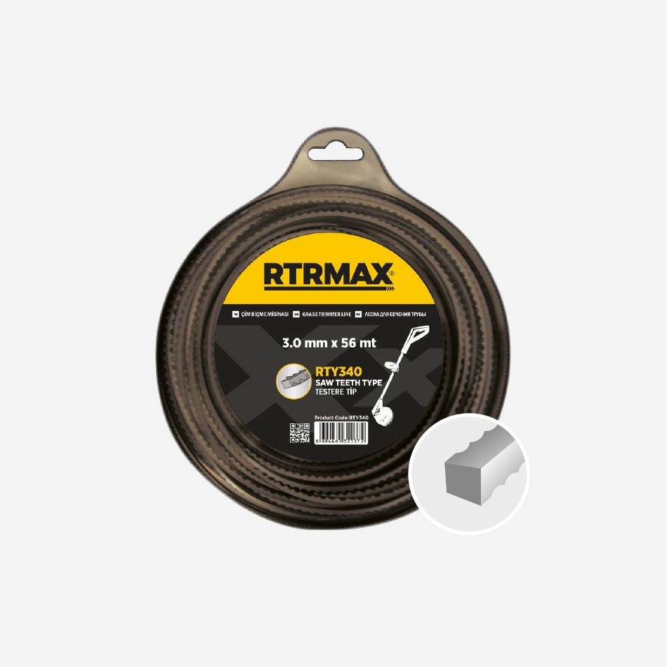 RTRMAX RTY343 TIRPAN MISINASI GRI TESTERE 3.3MM*46M