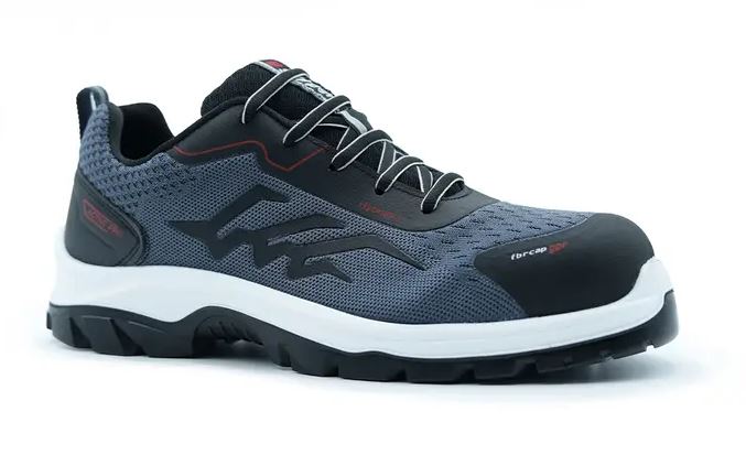 GRIPPER GPR-183 S1P NO:43 KOMPOZIT BURUN KEVLAR TABAN IS AYAKKABISI GRI