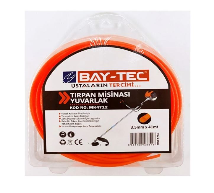 *BAY-TEC TIRPAN MISINASI YUVARLAK 3.5 mm x 41 mt