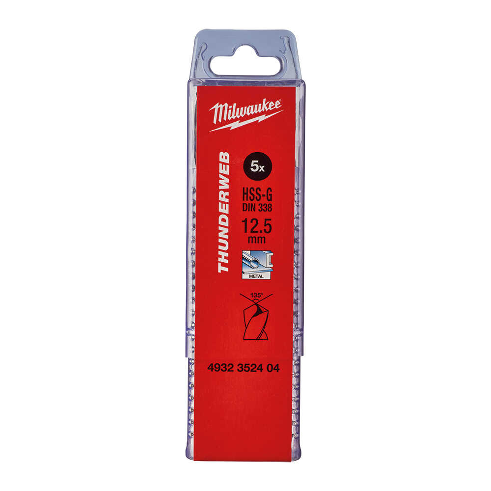 MILWAUKEE METAL MATKAP UCU THUNDERWEB SERI 12,5 MM DIN 338