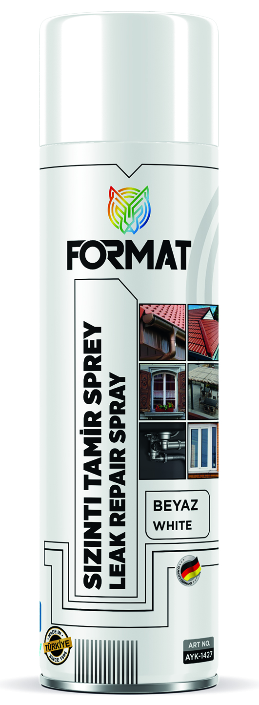 FORMAT SIZINTI-IZOLASYON-ÇATLAK TAMIR SPREYI -BEYAZ 500 ML