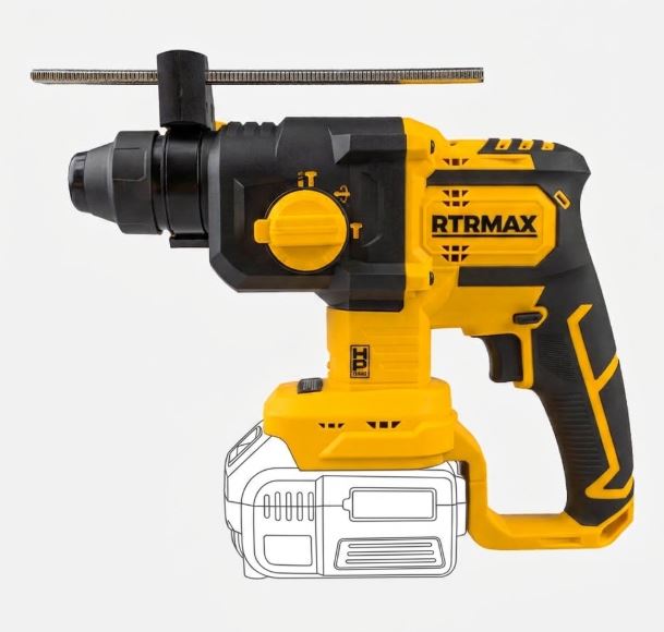 RTRMAX S-LION RTS5045BHP AKÜLÜ KIRICI-DELICI KÖMÜRSÜZ 20V 1.8J 26MM (AKÜSÜZ)