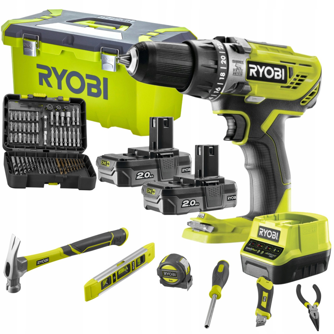 RYOBI R18PD3-220TAH - 18V LI-ION AKÜLÜ DARBELI MATKAP VE VIDALAMA