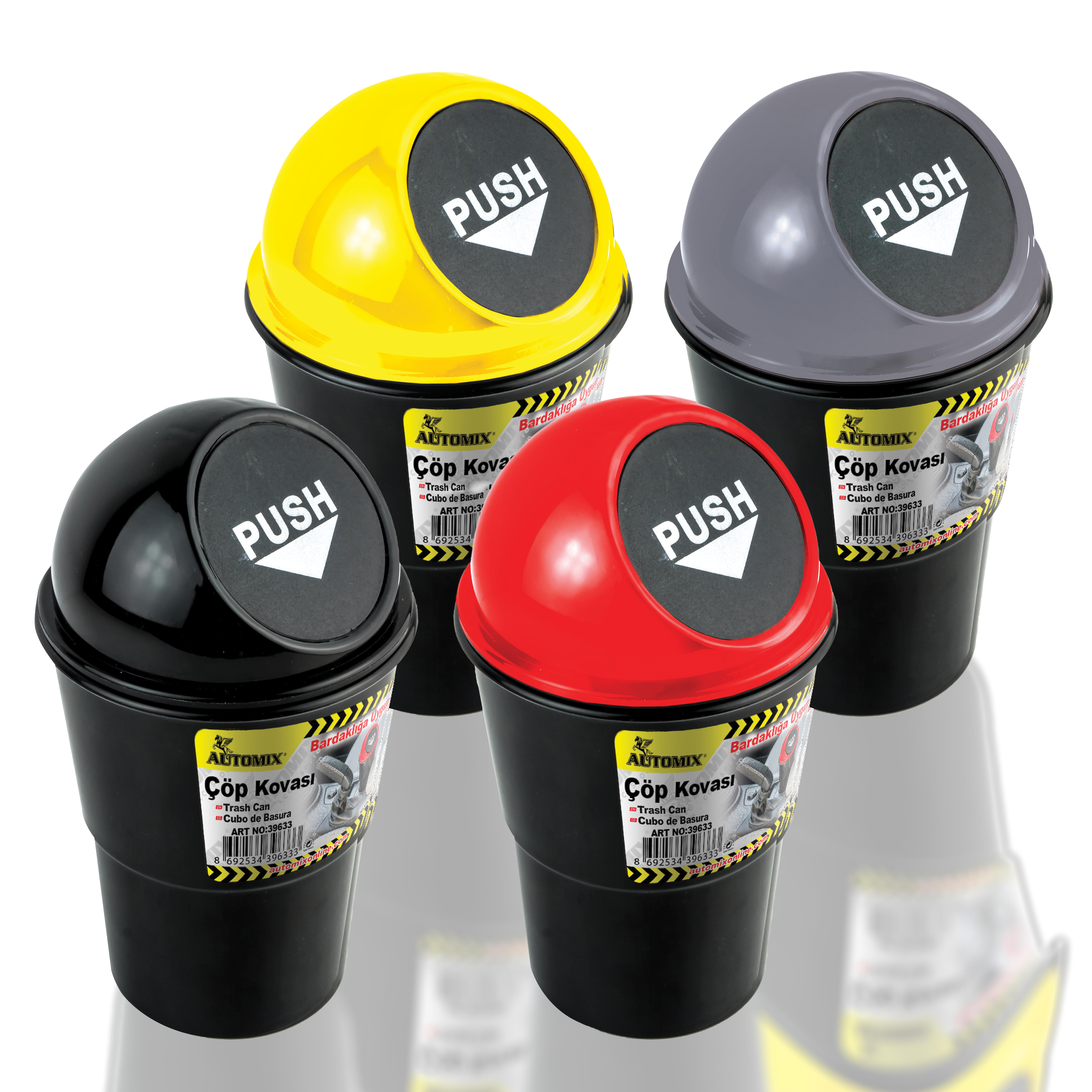 AUTOMIX ÇÖP KUTUSU BARDAKLIK TIP