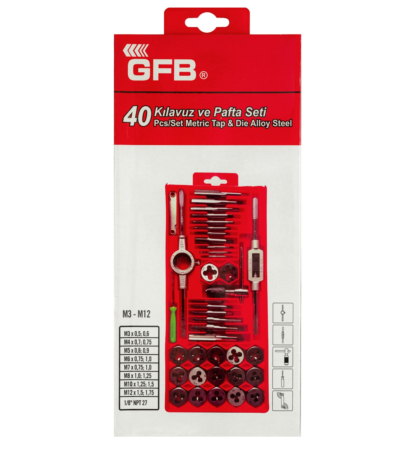 GFB PAFTA KILAVUZ SETI 40 PARÇA