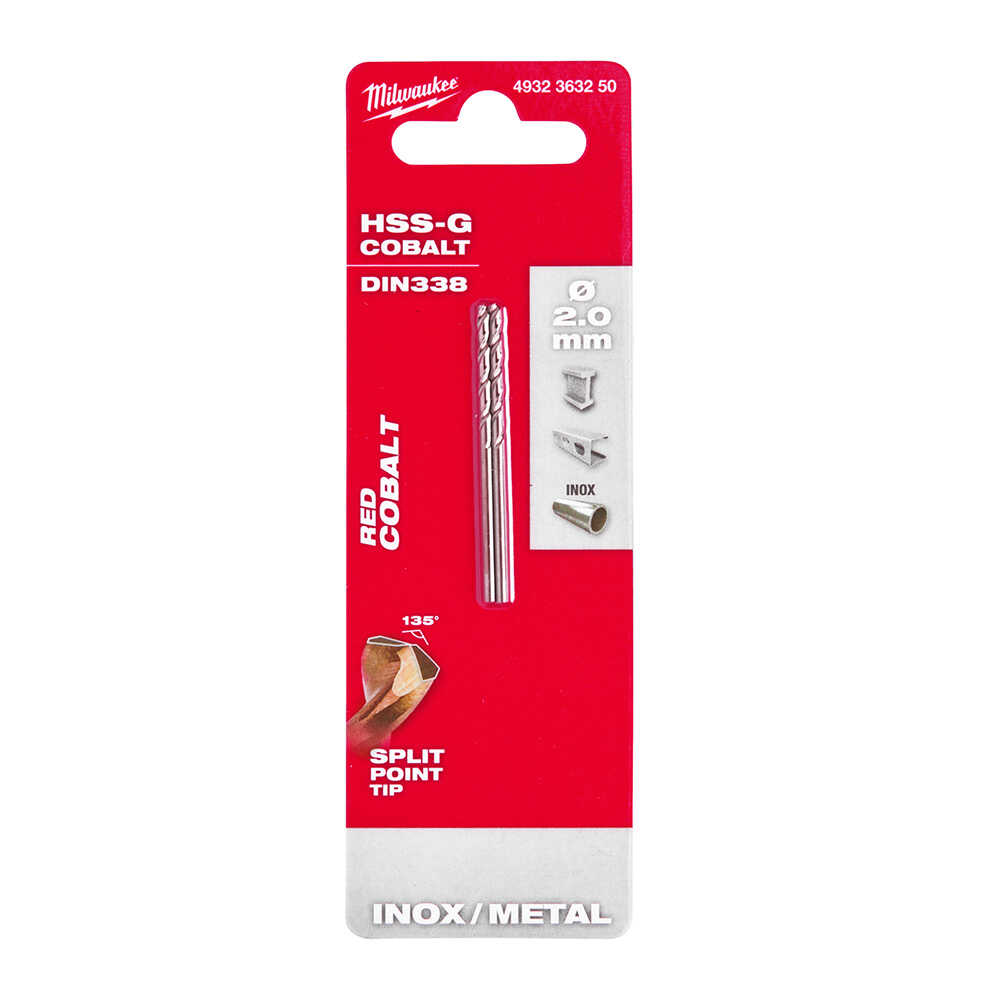 MILWAUKEE METAL MATKAP UCU HSS-G CO(ALTIN SERI) 2x49mm 2LI