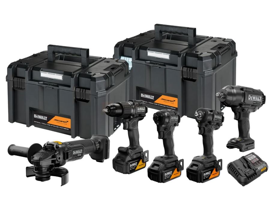 DEWALT DCK5222MP3T-QW MCLAREN 5’li AKÜLÜ PROFESYONEL SET (3 x 5Ah) 18 V