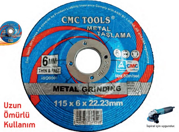 ***CMC 180*6.0*22 mm METAL TASLAMA