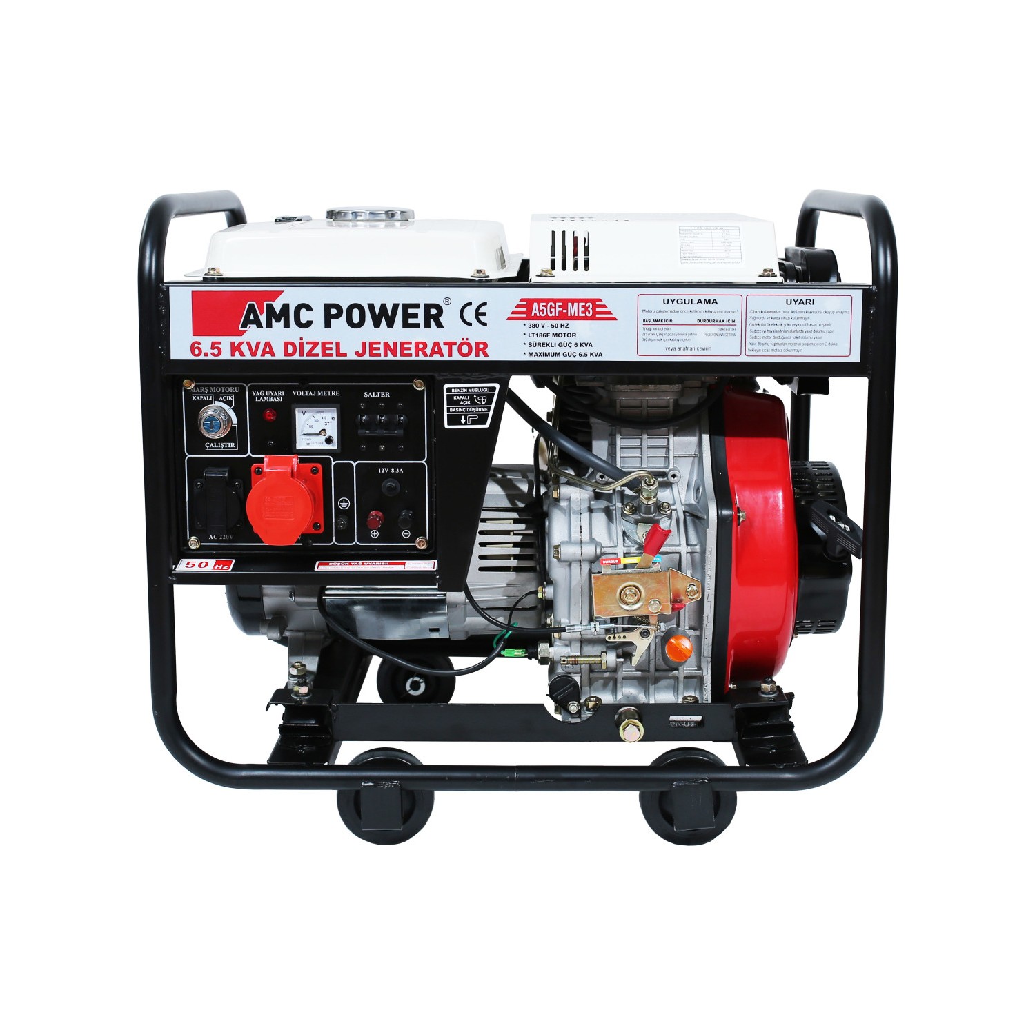 AMCPOWER AGF5ME3 380 W DIZEL JENERATÖR 6,5 KVA