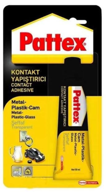 PATTEX UNIVERSAL KONTAK YAPISTIRICI METAL PLASTIK CAM  50 ML