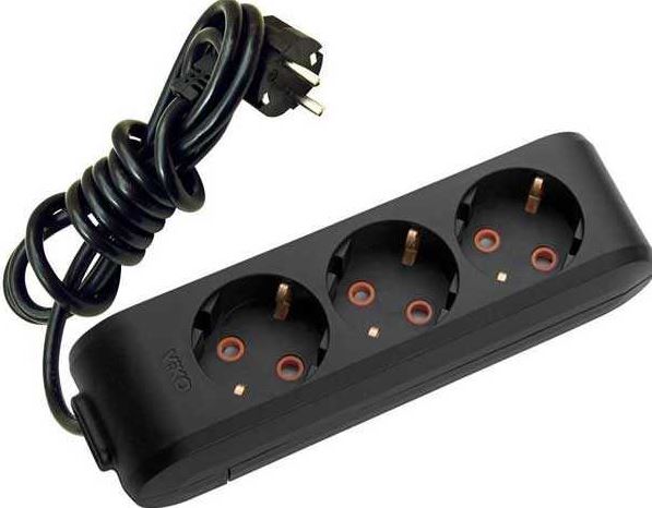 VIKO MULTI-LET SIYAH ÜÇLÜ PRIZ TOPRAKLI KABLOLU 2 MT Ç.K.(ÇARPMA KARSITI ÖRTÜCÜ)