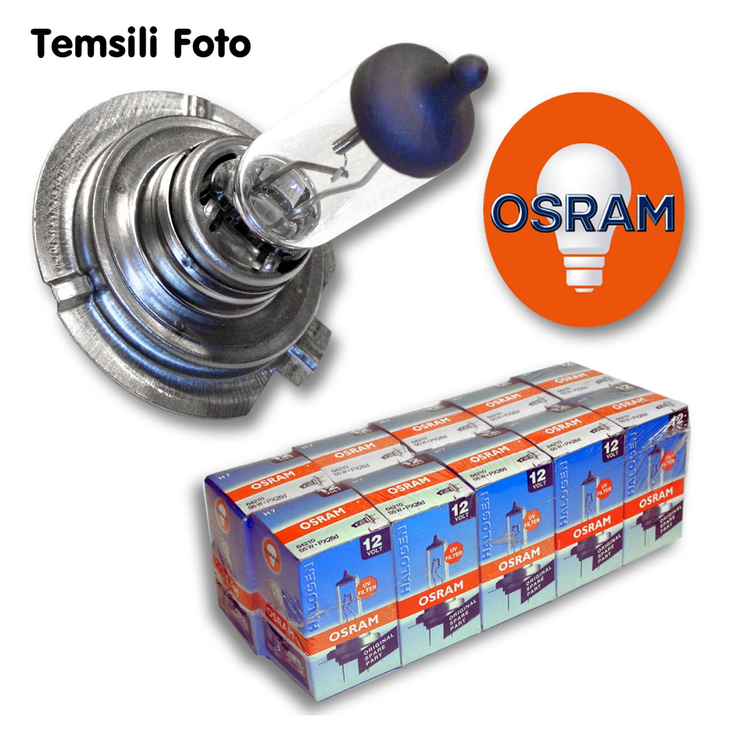 AUTOMIX AMPUL OSRAM 12V H7