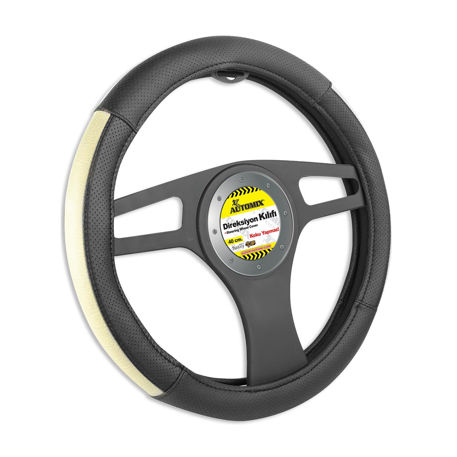 AUTOMIX DIREKSIYON KILIFI NOKTALI SHY&KREM YARIMAY