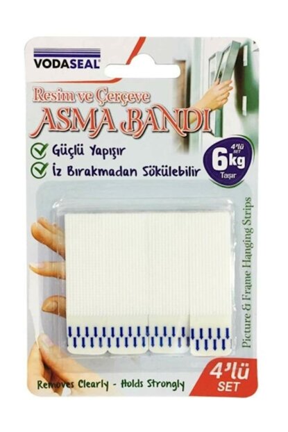 VODASEAL RESIM VE ÇERÇEVE ASMA BANDI - 4 LÜ SET