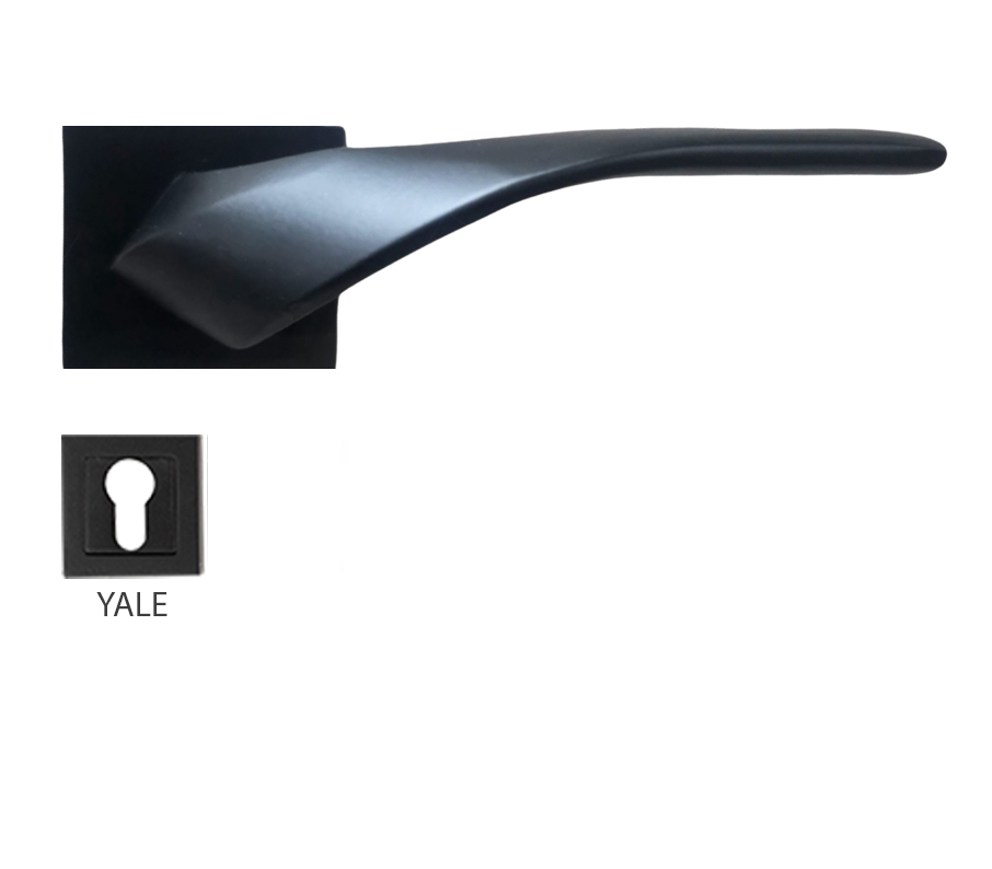 ARIS KAPI KOLU ITALYAN ROZETLI SIYAH YALE