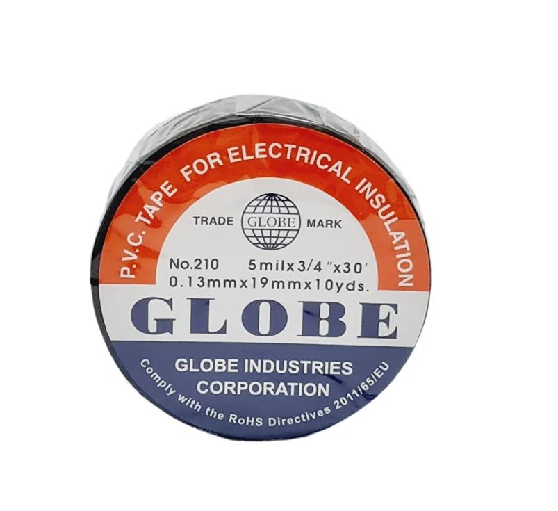GLOBE ELEKTRIK IZOLASYON BANDI 19MM X 10YRD SIYAH