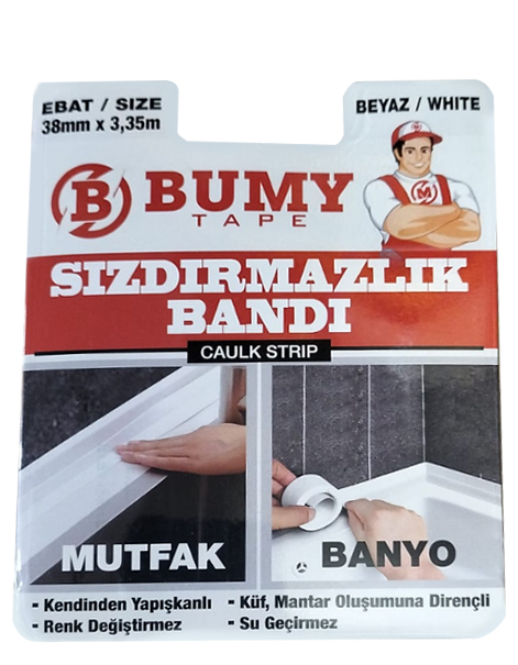 BUMY KÜVET KENAR SIZDIRMAZLIK SIZDIRMAZLIK BANDI 38 MM X 3,35 M