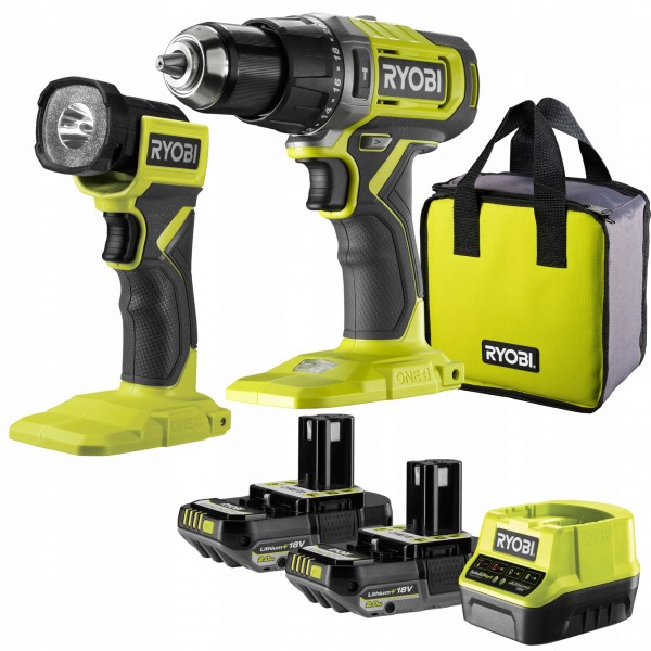 RYOBI RPD18-2C20ST 18V AKÜLÜ DARBELI MATKAP+ FENER