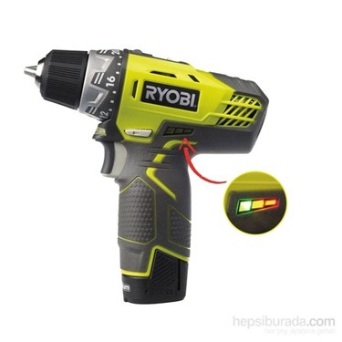 RYOBI R12DDLL13S AKÜLÜ VIDALAMA 12 V (Lithium-ion) - 2 V