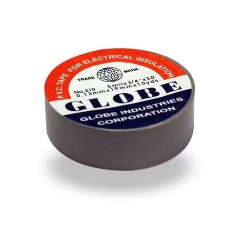 GLOBE ELEKTRIK IZOLASYON BANDI 19MM X 10YRD GRI