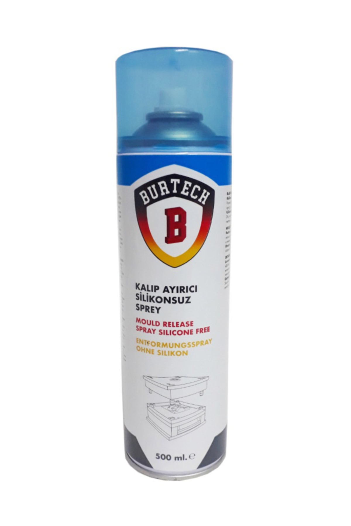 BURTECH KALIP AYIRICI SPREY (SILIKONLU) 500 ml.