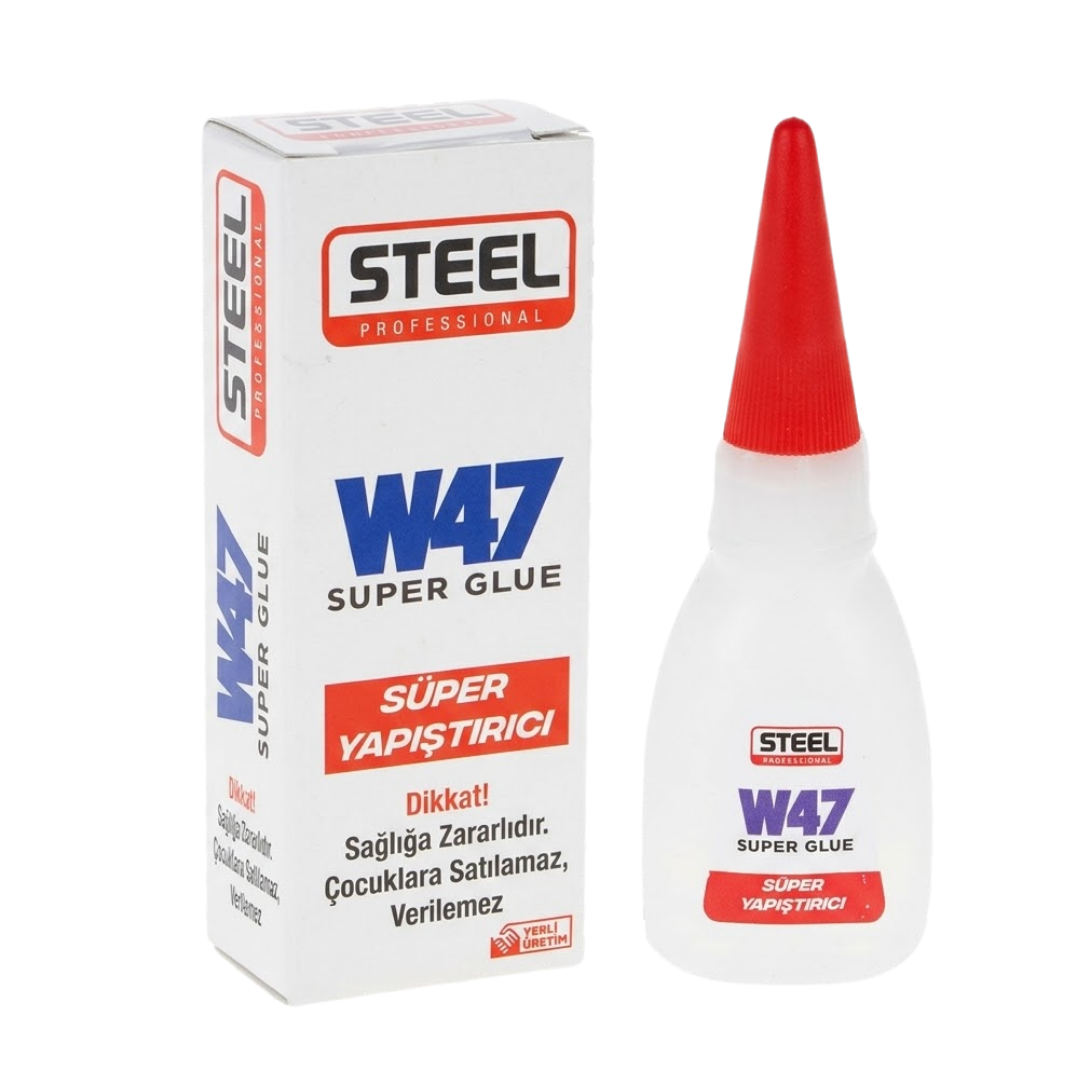 STEEL W47 JAPON SÜPER YAPISTIRICI 18 GR