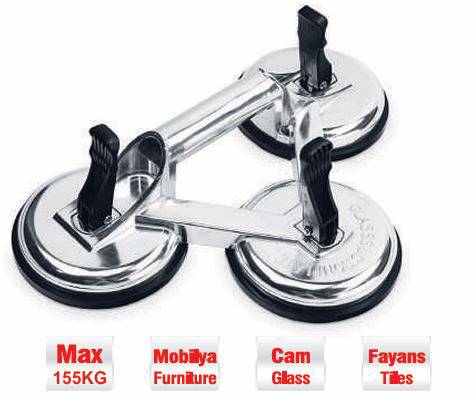 DMAX DMX4068 ÜÇLÜ VANTUZ ALÜMINYUM GÖVDE